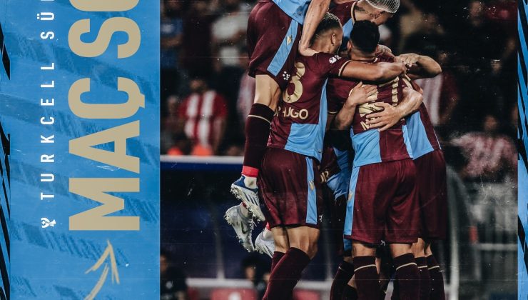 2022 Süper Kupa sahibi Trabzonspor