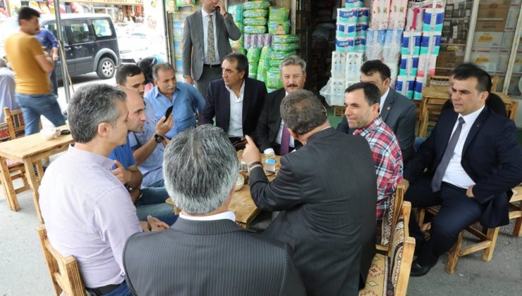 Başkan Palancıoğlu, Cami Kebir Esnafını Ziyaret Etti
