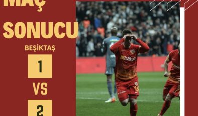 Beşiktaş kupadan elendi 1-2