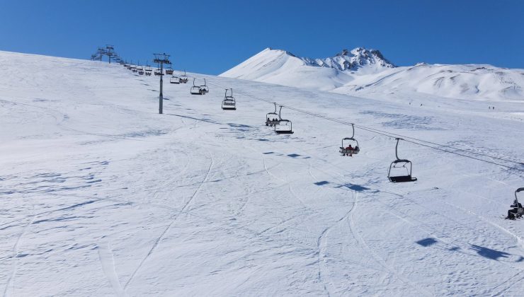 Erciyes ve diğer kayak merkezleri kar kalınlığı
