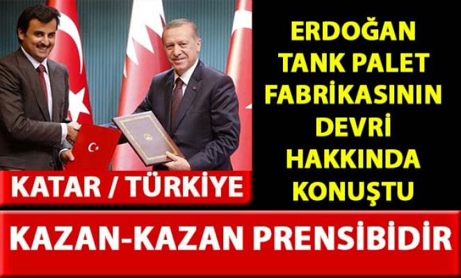 Erdoğan, Tank Palet Fabrikası’nın devri hakkında açıklama yaptı