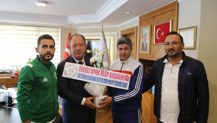 Ereğlispor’dan Başkan Oprukçu’ya ziyaret