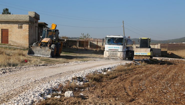 Haliliye Belediyesi Kırsalda Yol Yapım Atağını Sürdürüyor