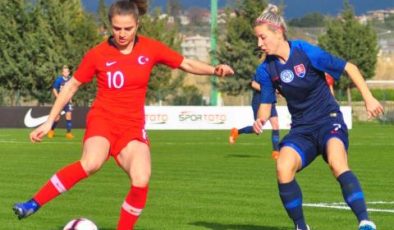 Kadın A Milli Takımı, Slovakya ile 0-0 berabere kaldı