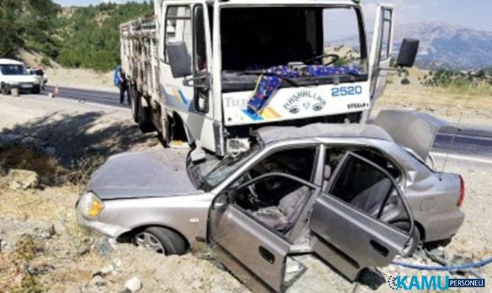 Kahramanmaraş’ta Trafik Kazası!