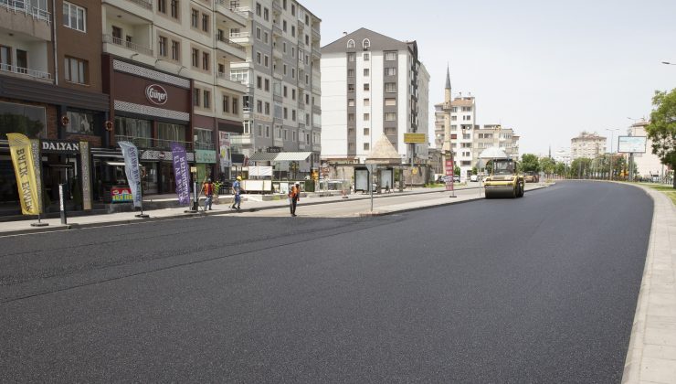 Kayseri büyükşehir belediyesi asfalt çalışmaları