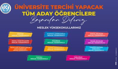 Kayseri Üniversitesi tercih döneminde yeni öğrencilerini bekliyor