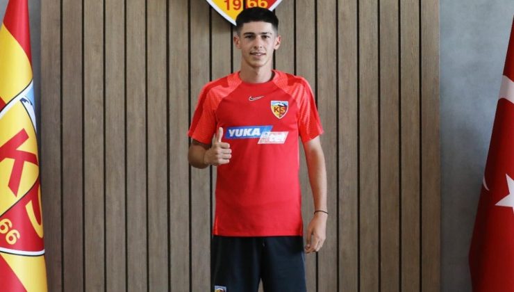 Kayserispor alt yapıdan Baran Ali ile 3 yıllık sözleşme imzaladı