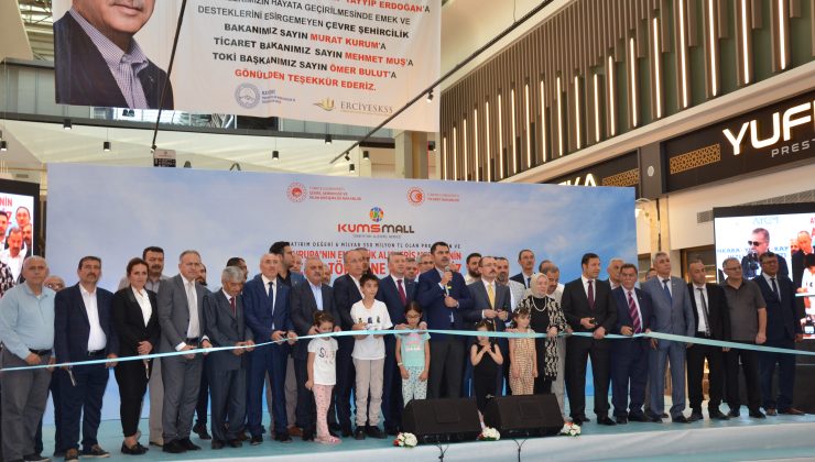 Kumsmall AVM’nin Resmi Açılışını Cumhurbaşkanı Erdoğan Yaptı