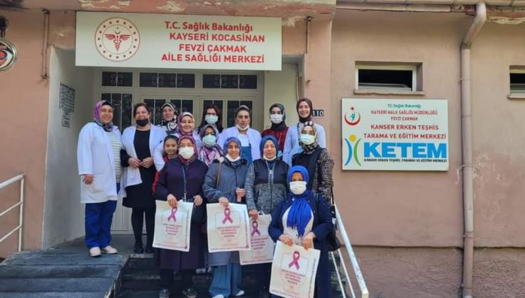 Pınarbaşı’nda kadınlar kanser taramasından geçirildi