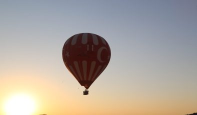 Soğanlı Vadisi’nde sıcak hava balonu heyecanı