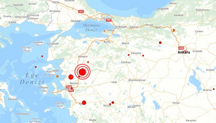 Son dakika Manisa’da gece yarısı 127 korkutan deprem!