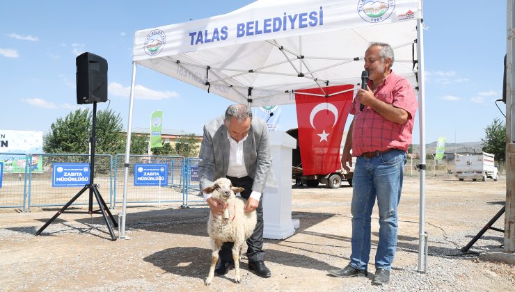 Talas Belediyesi’nin tarıma ve hayvancılığa yönelik desteği sürüyor