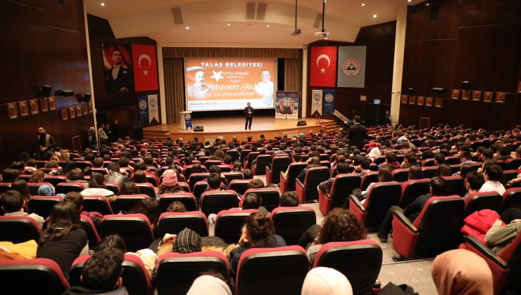 Talas Belediyesi’nden  Mehmet Akif Ersoy Programı