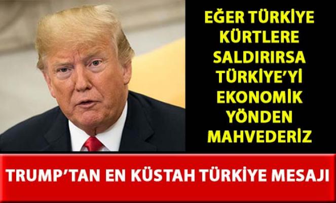 Trump, PKK/PYD üzerinden Türkiye’yi tehtit etti
