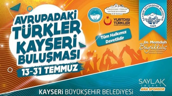 Türkler Kayseri Buluşması etkinliği konserlerle başlıyor