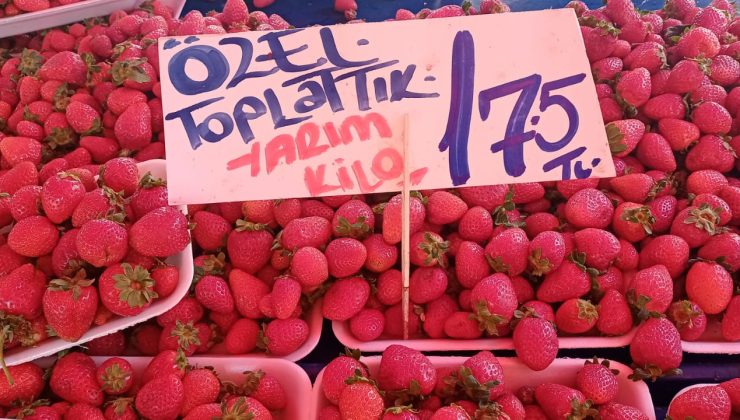 Semt pazarında bu haftanın sebze ve meyve fiyatları