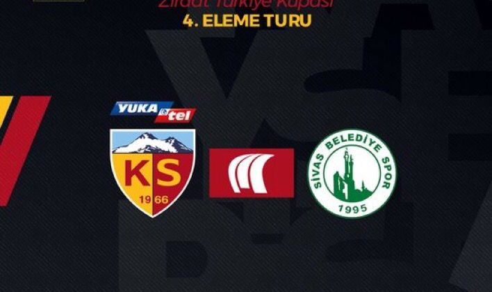 Kayserispor Türkiye Kupası 4’üncü Turunda Sivas Belediyespor ile eşleşti