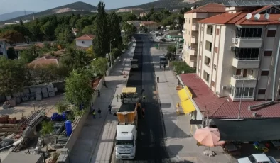 Muğla’da Yatağan Mehmet Özcan Caddesi asfaltlandı
