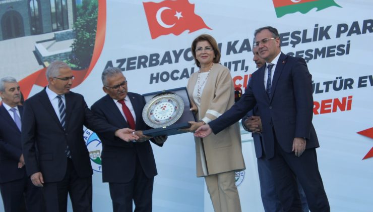 Azerbaycan Kardeşlik Parkı ve İsa Pınarı açıldı, Şuşa Kültür Evi’nin temeli atıldı