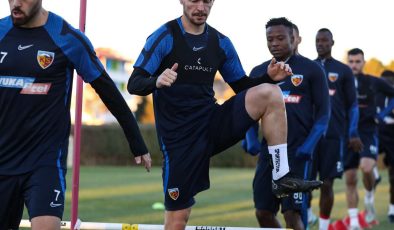 Kayserispor, Gaziantep FK maçı hazırlıklarını sürdürüyor