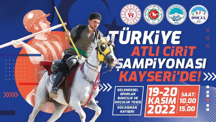 Kayseri’de Atlı Cirit Şampiyonası heyecanı yaşanacak