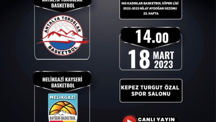 Kayseri Basketbol Antalya Deplasmanında
