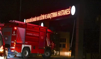 Sultan Abdülhamid Han Hastanesi’nde yangın: Bir hasta hayatını kaybetti
