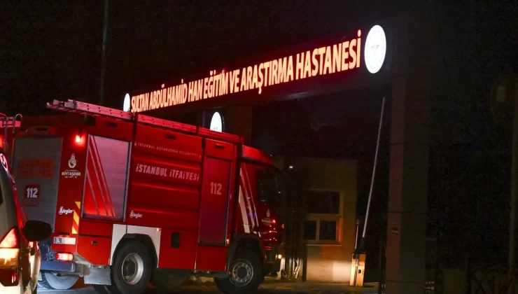 Sultan Abdülhamid Han Hastanesi’nde yangın: Bir hasta hayatını kaybetti