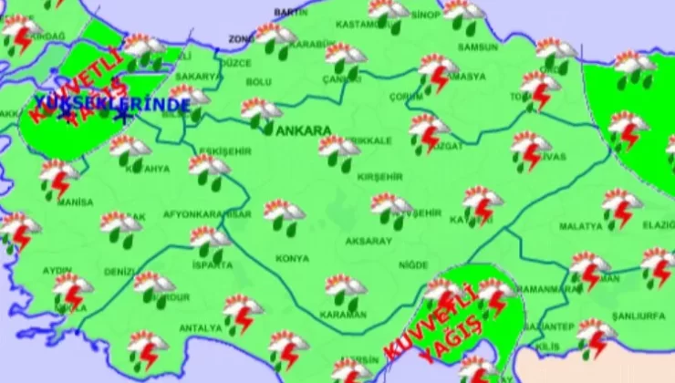 Marmara’ya Ciddi Uyarı! Kuvvetli Yağış Ve Kar Geliyor