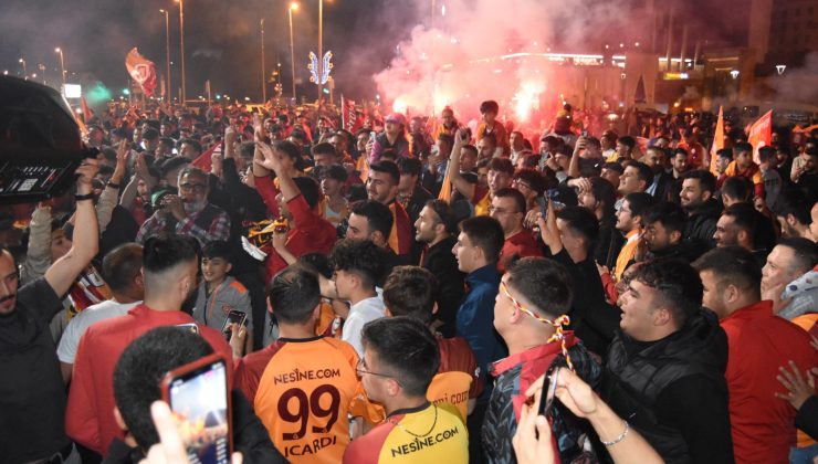 Galatasaray’ın şampiyonluğu Kayseri’de de kutlandı