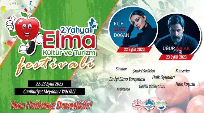 Yahyalı Elma Kültür ve Turizm Festivali düzenlenecek