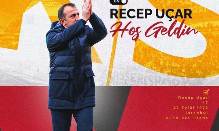 Kayserispor’un yeni teknik direktörü Recep Uçar oldu