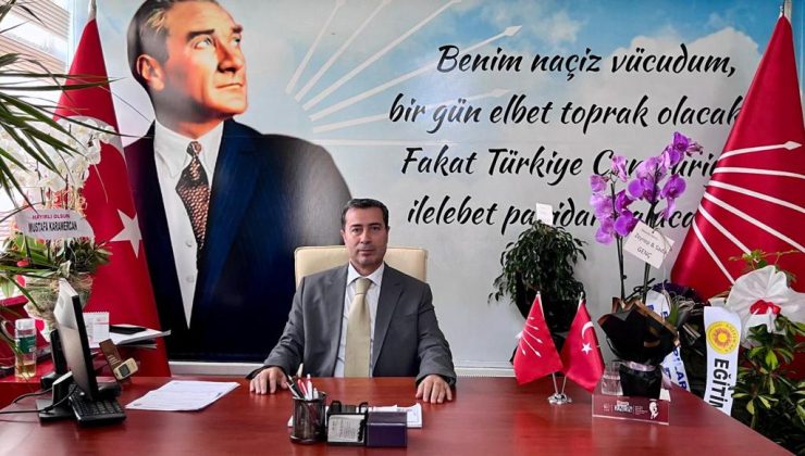 CHP Kayseri İl Başkanı Feyzullah Keskin’den Öğretmen ve Öğrencilere Başarı Dileği