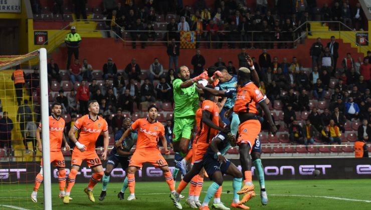 Kayserispor – Başakşehir golsüz berabere kaldı