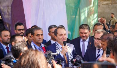 Fatih Erbakan : ‘Meclis’e Filistin tezkeresi gelirse destekleriz’