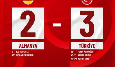 Almanya 2-3 Türkiye