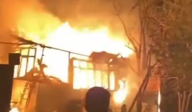 Yenidoğan Mahallesi’nde müstakil evde yangın çıktı