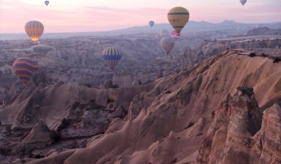 Kapadokya’da  615.063 turist balon turuna katıldı