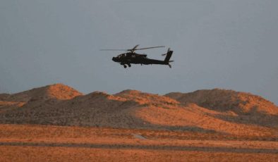 Apache AH-64 helikopteri düştü