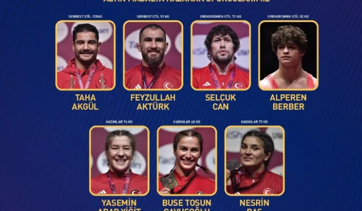 Cumhurbaşkanı Erdoğan’dan millî güreşçilere tebrik
