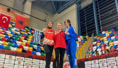 Milli atlet Burcu Subatan Balkan Şampiyonası’ndan gümüş madalyayla döndü