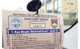 Kayseri’de hizmet gösteren taksici tarife fiyatlarına isyan etti
