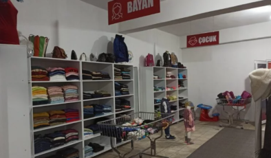 Keşan’da paylaşım mağazası hayırseverlerin desteği ile büyüyor