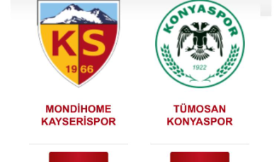 Kayserispor – Konyaspor maçı cumartesi günü oynanacak