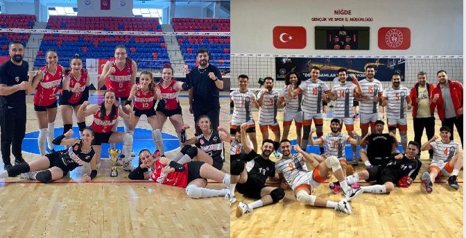 Kayseri Cimnastik Kulübü ve Melikgazi Belediyespor Voleybol 2’nci Ligine yükseldi