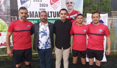 Futbol hakem ve gözlemcileri Osman Altun Futbol Turnuvası’nda sahaya çıktı