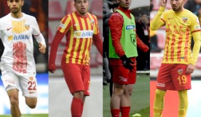 Kayserispor’da kiralık olarak gönderilen futbolcular döndü